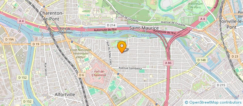 localisation de l'entreprise MONSIEUR FREDERIC NUNNARI à MAISONS-ALFORT
