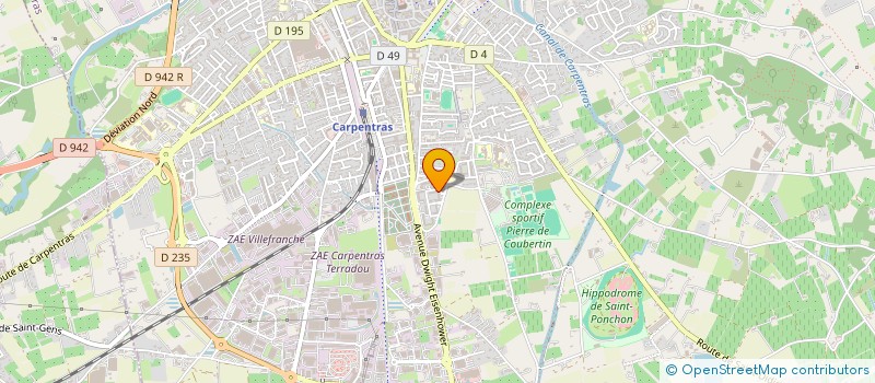 localisation de l'entreprise MONSIEUR FREDERIC NURZYNSKI à CARPENTRAS