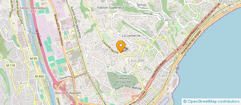 localisation de l'entreprise MONSIEUR FREDERIC ODDO à NICE