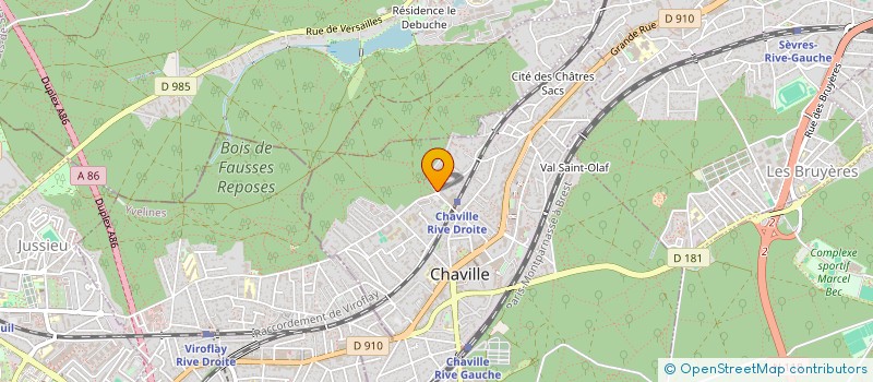 localisation de l'entreprise MONSIEUR FREDERIC ODDOU à CHAVILLE