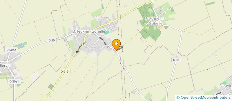 localisation de l'entreprise MONSIEUR FREDERIC OKONEK  ARLEUX-EN-GOHELLE