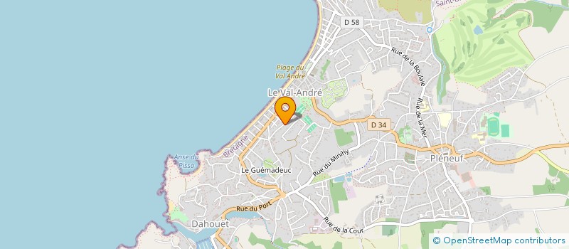 localisation de l'entreprise MONSIEUR FREDERIC OLANIER  PLENEUF-VAL-ANDRE