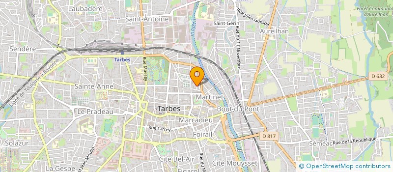 localisation de l'entreprise MONSIEUR FREDERIC OLIGER  TARBES