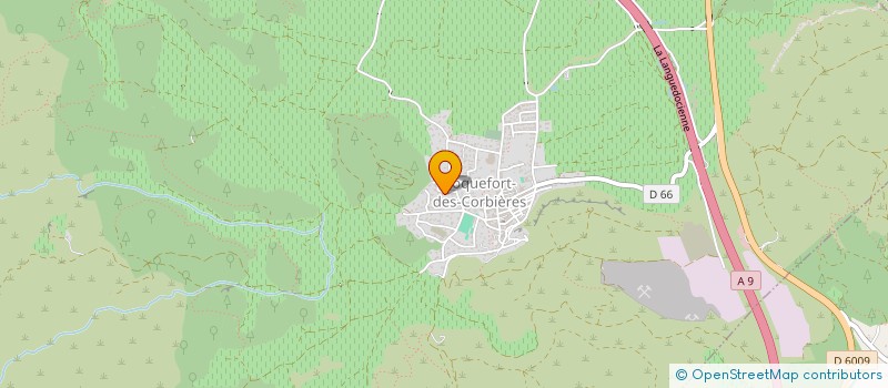 localisation de l'entreprise MONSIEUR FREDERIC OLIVE  ROQUEFORT-DES-CORBIERES