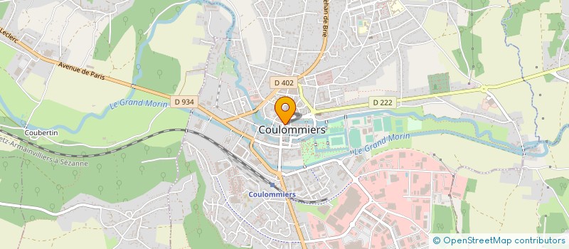localisation de l'entreprise MONSIEUR FREDERIC OLIVEIRA à COULOMMIERS
