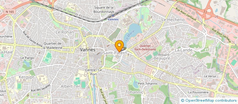 localisation de l'entreprise MONSIEUR FREDERIC ONILLON à VANNES