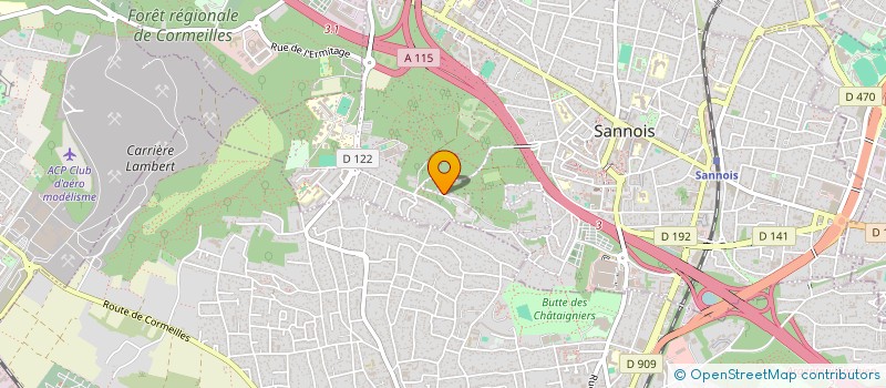 localisation de l'entreprise MONSIEUR FREDERIC ORDIONI  SANNOIS