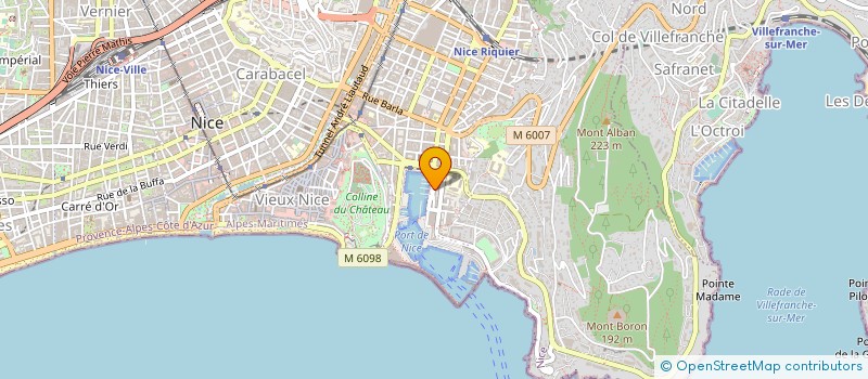 localisation de l'entreprise MONSIEUR FREDERIC ORSELLI à NICE