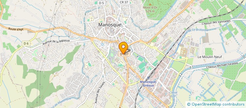 localisation de l'entreprise MONSIEUR FREDERIC ORSONI à MANOSQUE