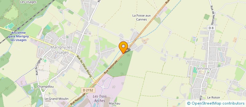 localisation de l'entreprise MONSIEUR FREDERIC OSORIO à MARIGNY-LES-USAGES