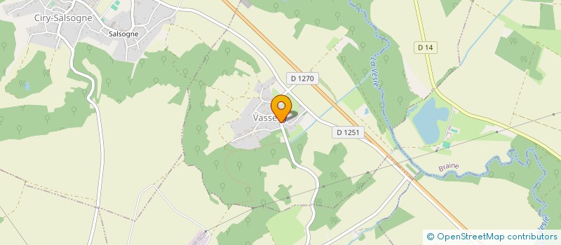 localisation de l'entreprise MONSIEUR FREDERIC OSSELIN  VASSENY