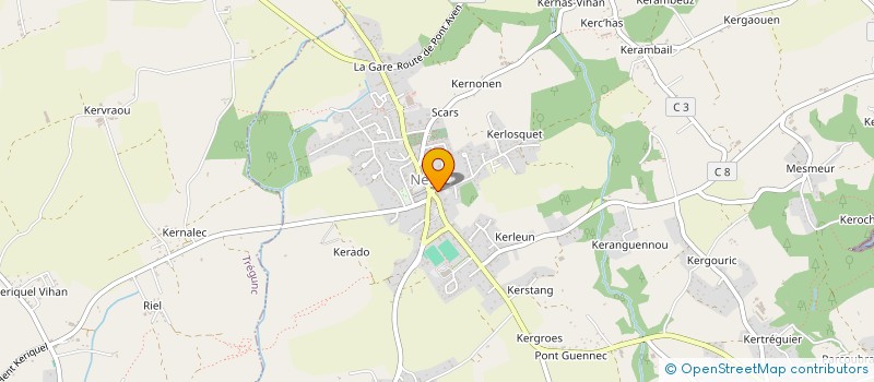 localisation de l'entreprise MONSIEUR FREDERIC OUDART  NEVEZ