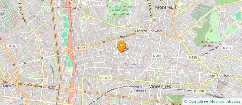 localisation de l'entreprise MONSIEUR FREDERIC OUDRY à MONTREUIL