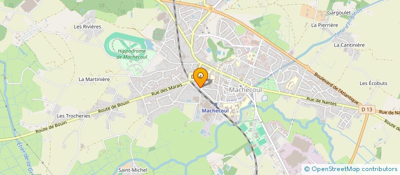 localisation de l'entreprise MONSIEUR FREDERIC PAGANO  MACHECOUL-SAINT-MEME