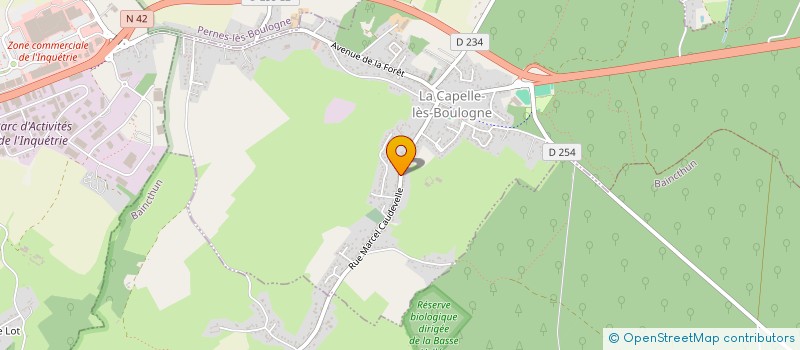 localisation de l'entreprise MONSIEUR FREDERIC PAGE à LA CAPELLE-LES-BOULOGNE