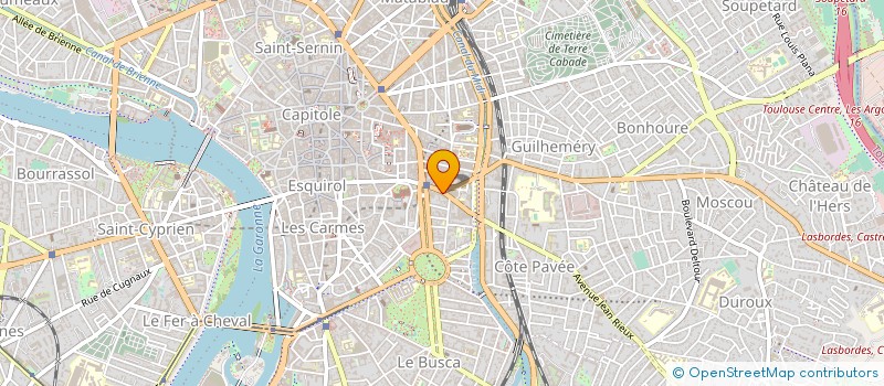 localisation de l'entreprise MONSIEUR FREDERIC PAILHE  TOULOUSE