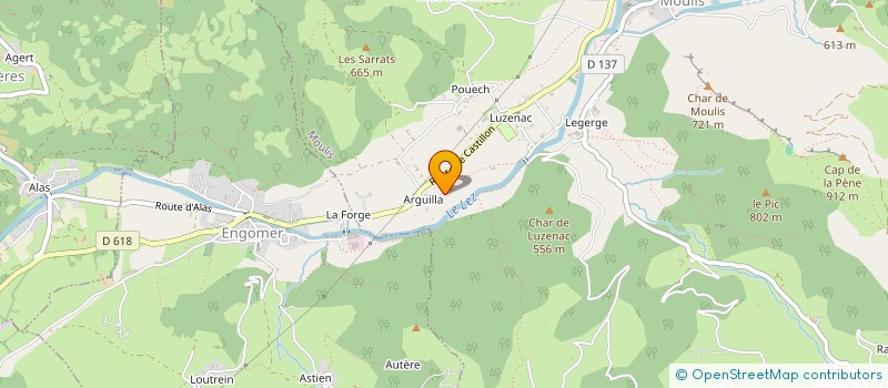 localisation de l'entreprise MONSIEUR FREDERIC PAILLAS à MOULIS