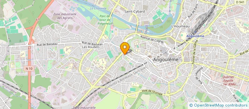 localisation de l'entreprise MONSIEUR FREDERIC PAILLERES à ANGOULEME