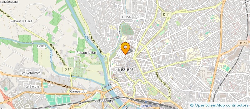 localisation de l'entreprise MONSIEUR FREDERIC PALLIN à BEZIERS