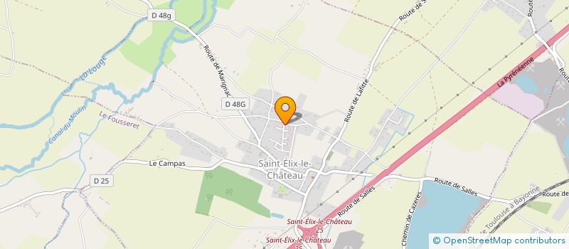 localisation de l'entreprise MONSIEUR FREDERIC PALMA  SAINT-ELIX-LE-CHATEAU