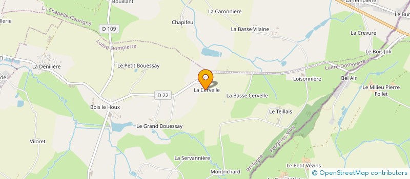 localisation de l'entreprise MONSIEUR FREDERIC PALUD à LUITRE-DOMPIERRE