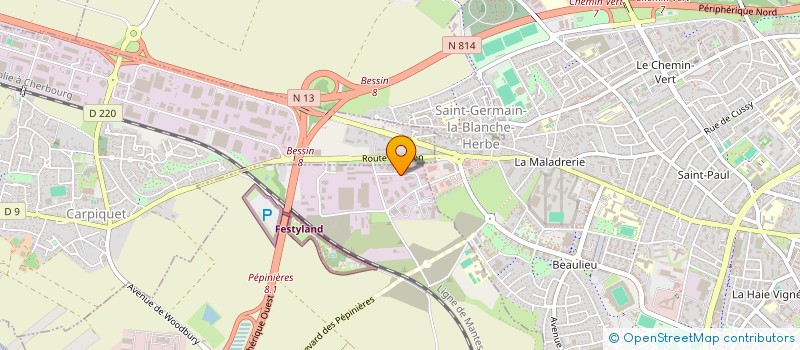 localisation de l'entreprise MONSIEUR FREDERIC PANNIER à BRETTEVILLE-SUR-ODON
