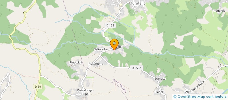 localisation de l'entreprise MONSIEUR FREDERIC PAOLINI à PORTO-VECCHIO