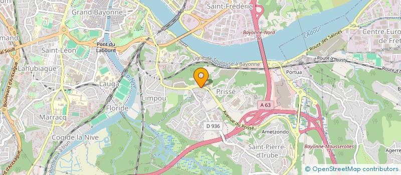 localisation de l'entreprise MONSIEUR FREDERIC PAPON à BAYONNE