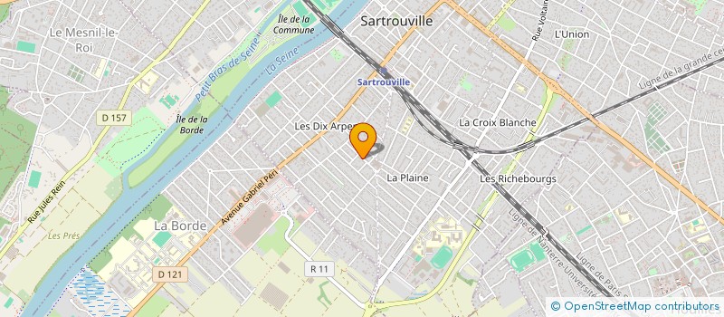 localisation de l'entreprise MONSIEUR FREDERIC PARADA  SARTROUVILLE