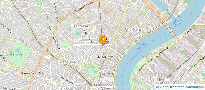 localisation de l'entreprise MONSIEUR FREDERIC PARANTEAU à BORDEAUX