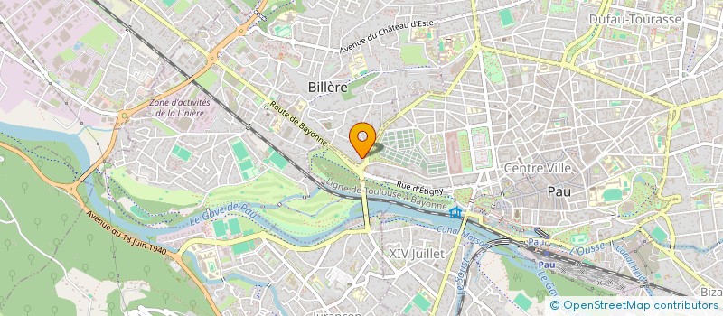 localisation de l'entreprise MONSIEUR FREDERIC PARAZINES à BILLERE