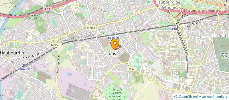 localisation de l'entreprise MONSIEUR FREDERIC PARISOT  LOOS