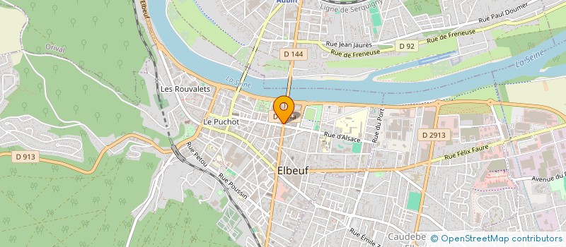 localisation de l'entreprise MONSIEUR FREDERIC PASCAL  ELBEUF