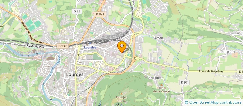 localisation de l'entreprise MONSIEUR FREDERIC PASCOUAU à LOURDES