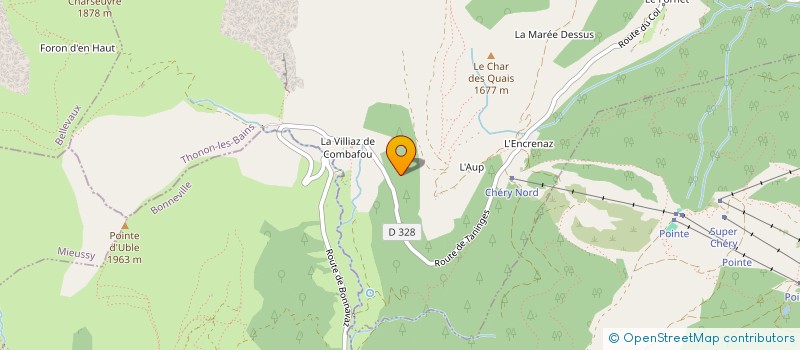 localisation de l'entreprise MONSIEUR FREDERIC PASQUIER  LA COTE-D'ARBROZ