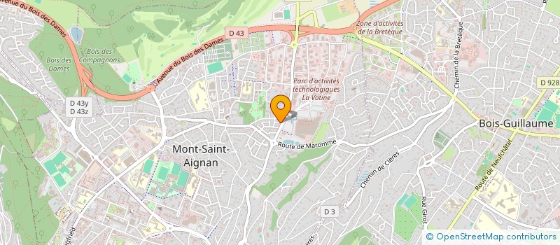 localisation de l'entreprise MONSIEUR FREDERIC PASQUIER  MONT-SAINT-AIGNAN