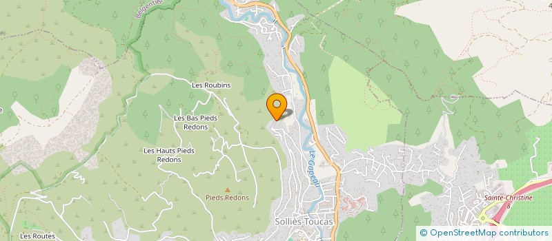 localisation de l'entreprise MONSIEUR FREDERIC PASTOR à SOLLIES-TOUCAS
