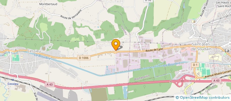 localisation de l'entreprise MONSIEUR FREDERIC PASTOR  CESSIEU