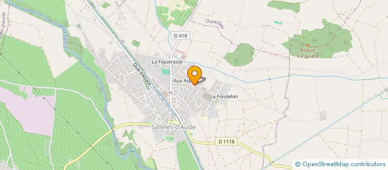 localisation de l'entreprise MONSIEUR FREDERIC PATRAC  SALLELES-D'AUDE