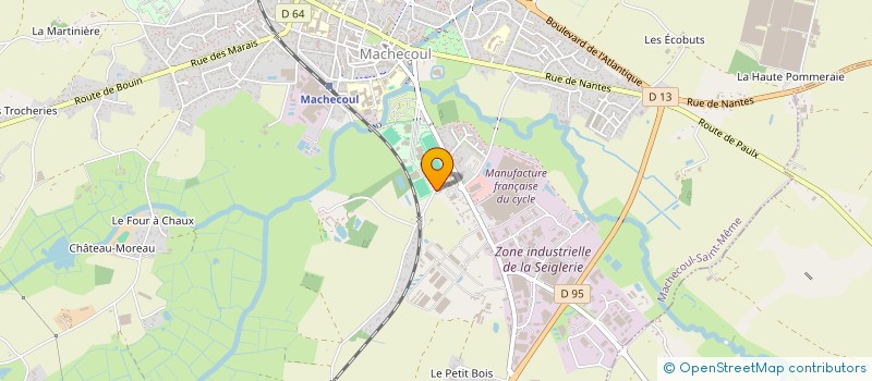 localisation de l'entreprise MONSIEUR FREDERIC PATUREAU  MACHECOUL-SAINT-MEME