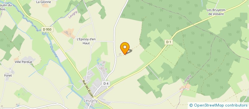 localisation de l'entreprise MONSIEUR FREDERIC PAUTOT à LEUGNY