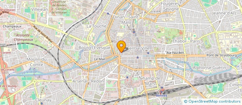 localisation de l'entreprise MONSIEUR FREDERIC PAYART à RENNES
