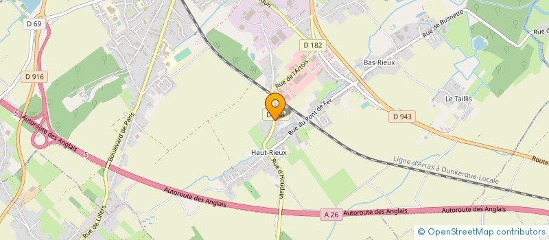 localisation de l'entreprise MONSIEUR FREDERIC PAYELLE  LILLERS