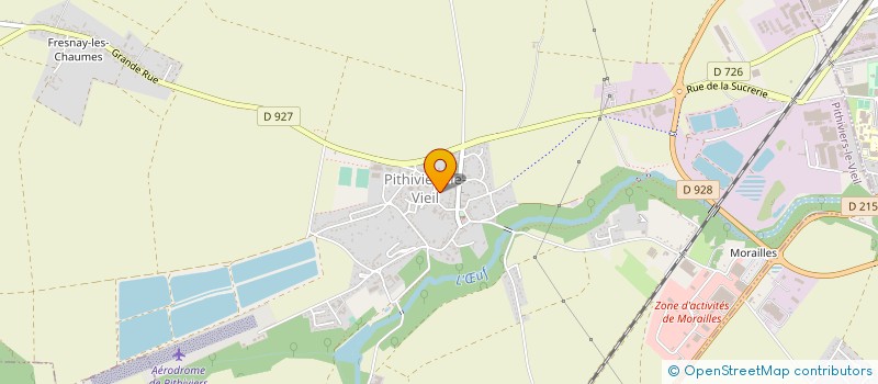 localisation de l'entreprise MONSIEUR FREDERIC PAYEN  PITHIVIERS-LE-VIEIL