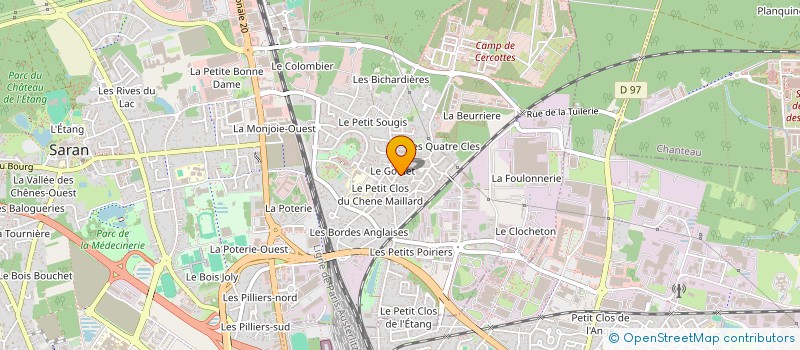 localisation de l'entreprise MONSIEUR FREDERIC PAYET à SARAN