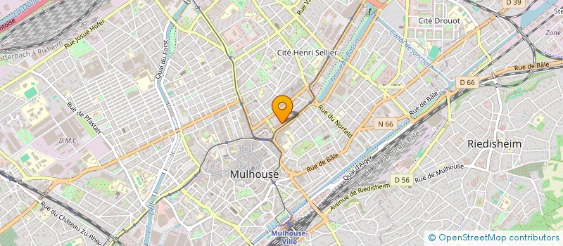 localisation de l'entreprise MONSIEUR FREDERIC PECHER à MULHOUSE