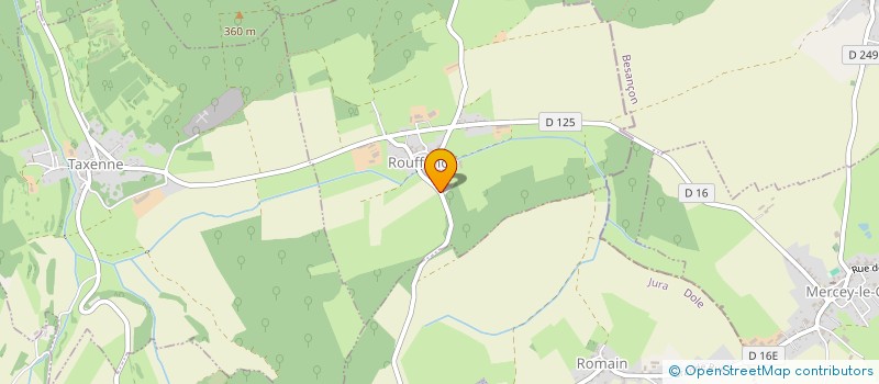 localisation de l'entreprise MONSIEUR FREDERIC PECHEUR  ROUFFANGE