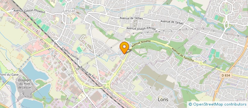 localisation de l'entreprise MONSIEUR FREDERIC PEDEGAYE à LESCAR