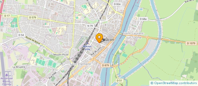 localisation de l'entreprise MONSIEUR FREDERIC PEGON à MACON