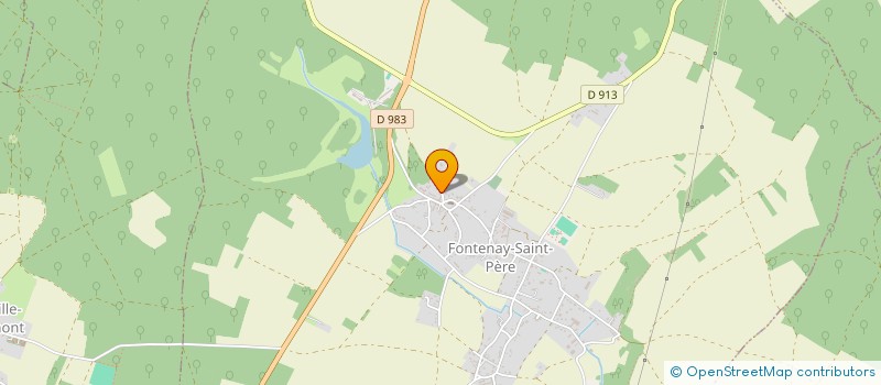 localisation de l'entreprise MONSIEUR FREDERIC PEIXOTO  FONTENAY-SAINT-PERE